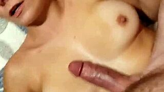 Tittyfucking step sister's 18yo friend in dorm