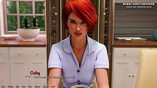 In Being a Dik, the redhead MILF teacher gets creampied by her student.