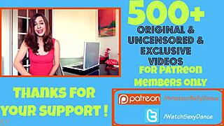 Super hot teen in lingerie dancing and fucking 😍