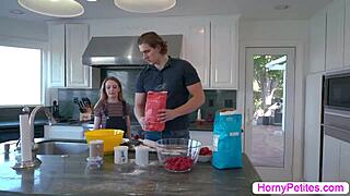 petite redhead teen gets fucked by friend's stepbro