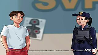 summertime saga - i wanna you to touch my teen 18+ breasts, so gropin'!