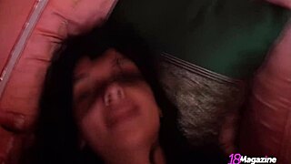 horny college vixen katie fey strips and plays with her bouncy boobs underwater