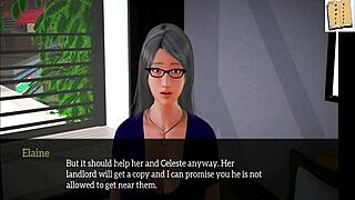 teen explores big tits in homemade anime-inspired family story