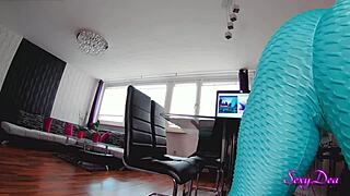 Damn! Camgirl’s Perfect Ass Rocks with Dildo