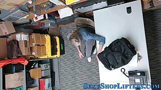 blonde amateur caught in cumshot