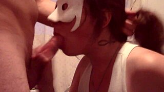awesome blowjob with deepthroat that swallows cum