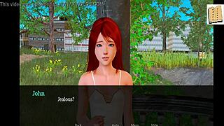 in my new family 142, the teen babe shows off small tits in anime style