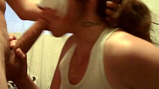 awesome blowjob with deepthroat that swallows cum