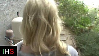 sexy blonde girl, you getting fucked in that shaved pussy with a huge cock cumshot on tits