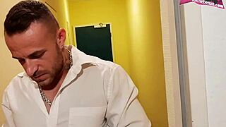 German Policeman Visits Girl Next Door at Home