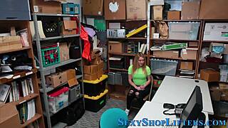 Real Caught Teen 18+ Gets Handjob, Masturbation, Blowjob, Facial, and Fucking