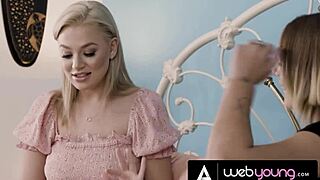 blake blossom & gabbie carter, sneaking around for hot lesbian action?