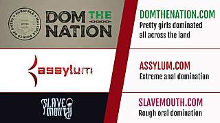 slobbering bondage slut bent over for rough play