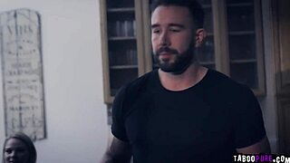 Homeless blonde teen tracks down the kind family man for more