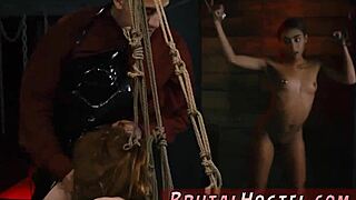 Goth teen babe Alexa Nova dominates in hardcore fetish action with blonde