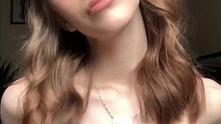 Petite teen plays solo with toys on her tight pussy