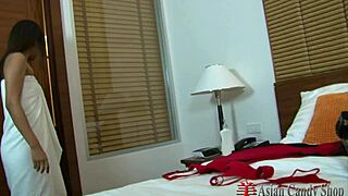 asian sexy solo rubbing her tits