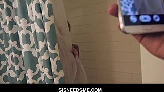 Holly Hendrix gets fucked in the bathroom by her stepbrother