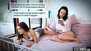 sugar babe and virgin sis have lesbian fun with oral and pussy play