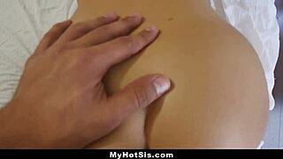 LUCKY STEPBRO MASSAGES PERFECT BODY STEPSISTER'S NAKED BODY - MYHOTSIS
