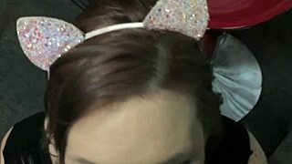 Hey, Astrid Star gives Jack Blaque a BTS blowjob