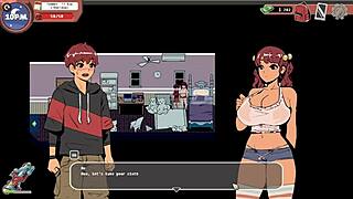 Spooky Milk Life hentai game delivers taboo deepthroat creampie action