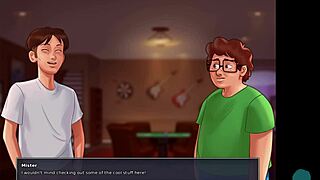 Summertime Saga: Intense Tit Play With Cute Small Breasts