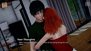 My Bully Is My Lover 17, teasing her teen 18+ tits during our game