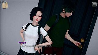 My Bully Is My Lover 17, teasing her teen 18+ tits during our game