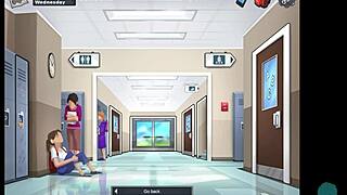 Summertime Saga: Intense Tit Play With Cute Small Breasts