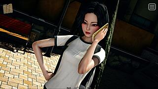 My Bully Is My Lover 17, teasing her teen 18+ tits during our game