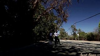 Classy Teen Teased with Fingers and Taken in Missionary Style