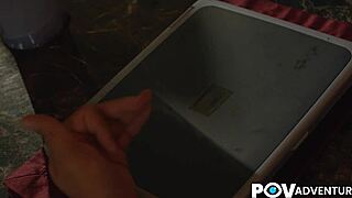 pov adventure with hot blonde emma stiletto and blind date