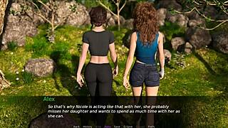 3D nursing students enjoy a day at the lake with three horny girls