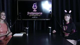 Beautiful Teen Yummi Paradise Shows Off In Costume Before Getting Sucked In Bathroom