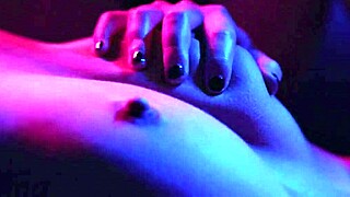 Busty teen Violet Starr, oops, board game with roommate turns into hot, uh, scissoring fuck!