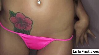 lola foxx touches herself suggestively