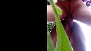 Fucking my travesti friend at the forest rave