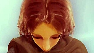 Melina from Elden Ring deepthroats in uncensored 3D hentai