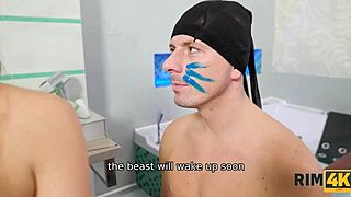 Rim4k - Czech Teen Rides Hard in Stockings for Intense Ass Licking