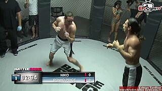 Busty Blonde Receives Facial