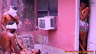 Modern day fucked - foursome hardcore with naughty college babes in a local ghetto?