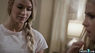 Lesbian teen emma hix confesses nasty secrets to busty milf stepmother sarah vandella 😏