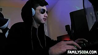 gamer stepbro bangs stepsis in hardcore taboo