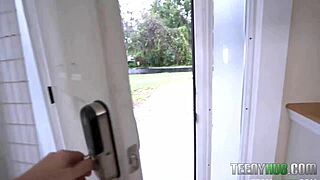 Petite teen Beverly Snow does dirty homework with Conor Coxxx in amateur POV scene