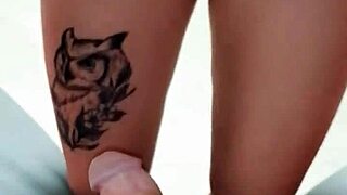 Emma's Lapdance Turns into Blowjob, Clit Rubbing, and Shaved Pussy Orgasm.