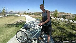 Tiny Hot Teens RIDING Huge Man Meat and Bouncing Asian Pussies