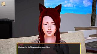 My New Family with Redhead Teen and Big Ass!