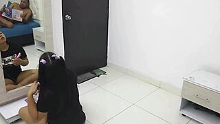 How delicious to fuck skinny teen 18+ for the first time with my stepfather.