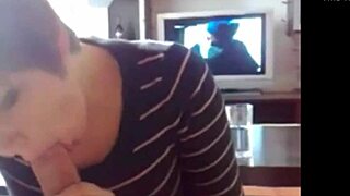 watch the hottest amateur blowjob from cute teen on cam with deepthroat action